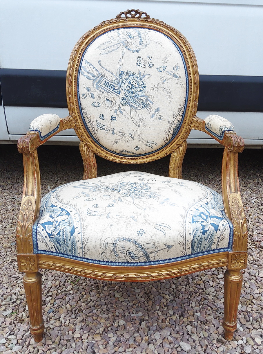 A Parisian Fauteuil Armchair